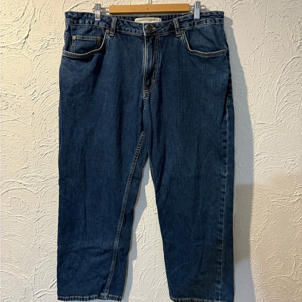 Denver Hayes Relaxed Fit Dark Blue Jeans